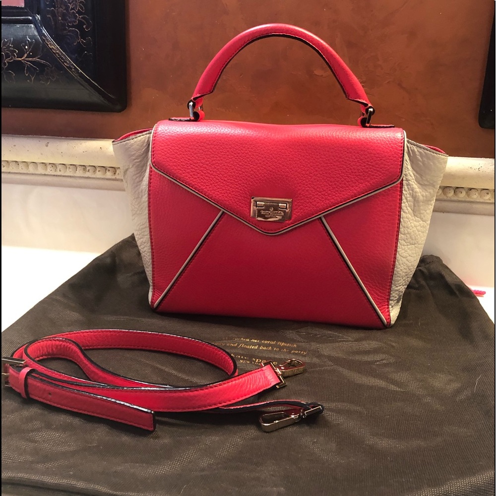 Kate Spade 2nd Park Ave Beau in Coral and Cream